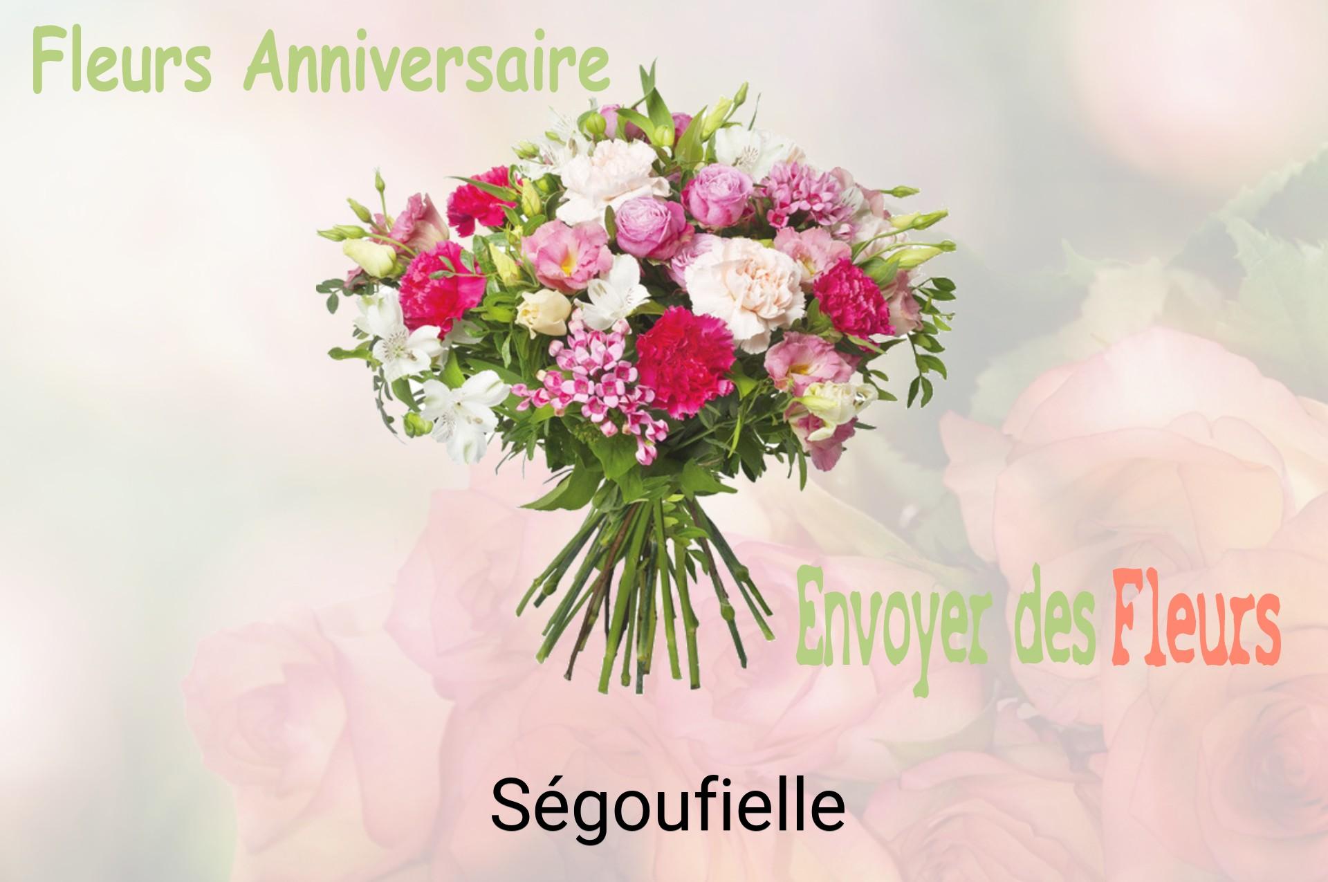 Bouquet de fleurs d’anniversaire livré à Ségoufielle