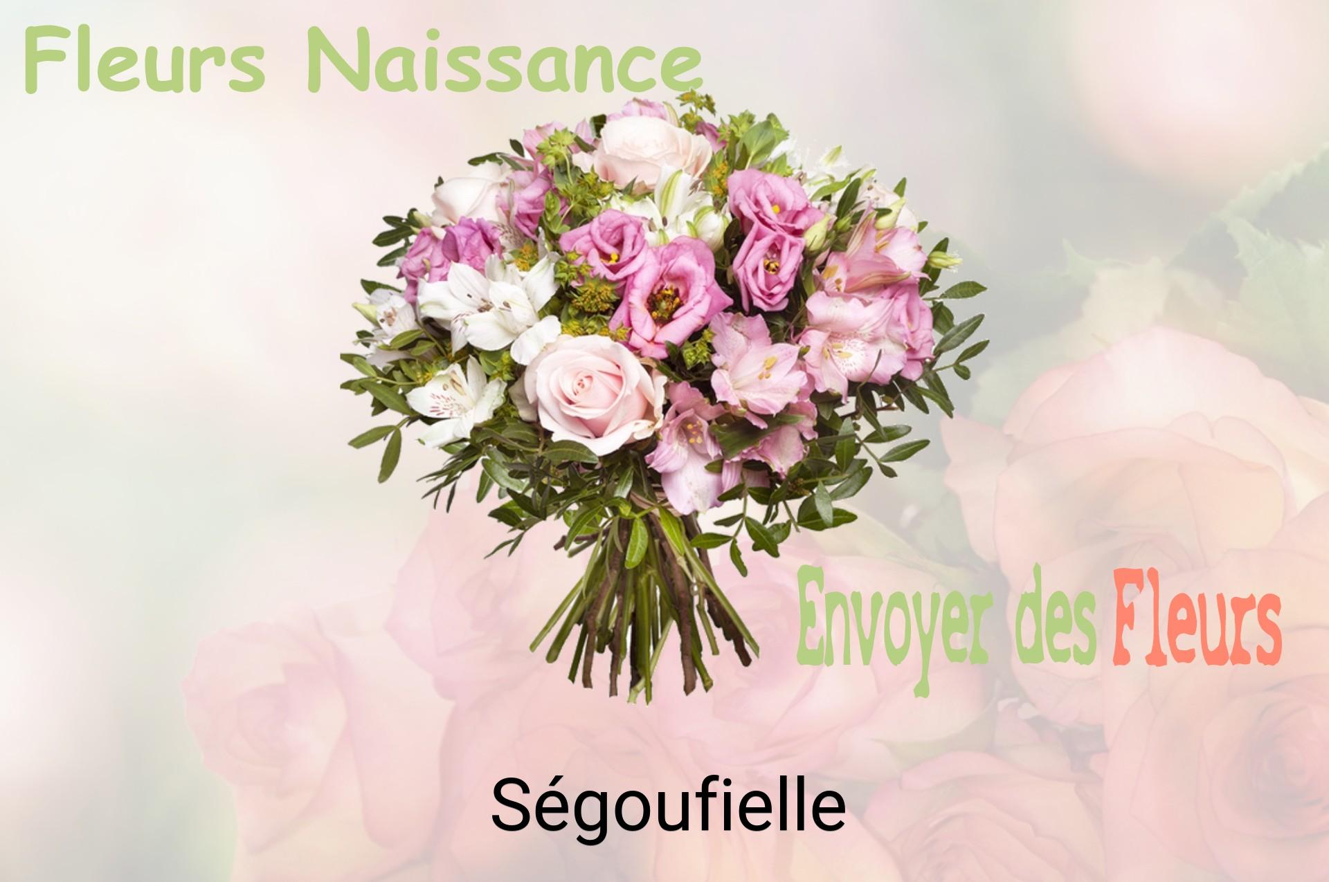 Bouquet de fleurs de naissance livré à Ségoufielle